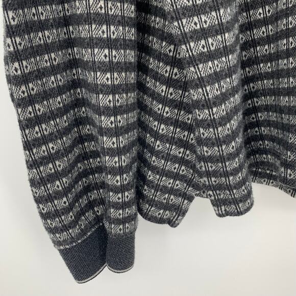 Knightsbridge Vintage Men's Collared Long Sleeve Gray Cotton Blend Polo Size XL - Picture 5 of 6